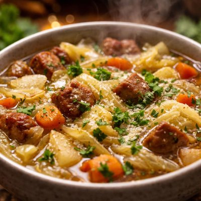 Image of French Cabbage Soup from Door County Wi