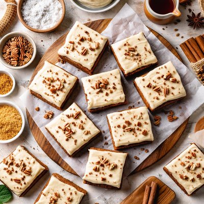 Image of French Canadian Frosted Maple Gingerbread