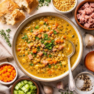Image of French Canadian Pea Soup Soupe Aux Pois
