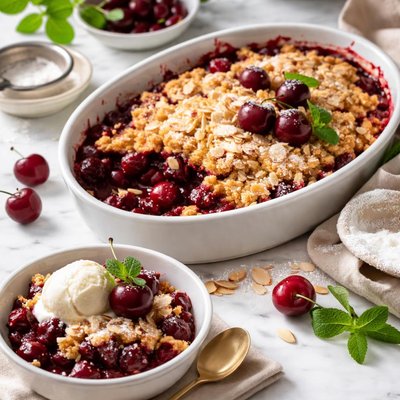 Image of French Cherry Crumble