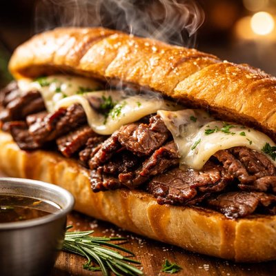 Image of French Dip Beef Sandwich