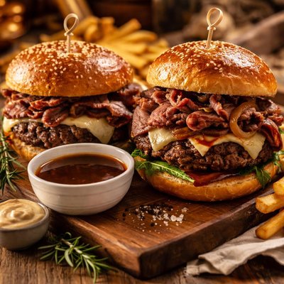 Image of French Dip Burgers