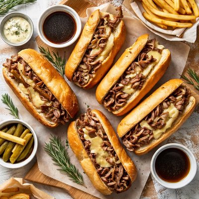 Image of French Dips with Swiss
