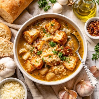 Image of French Garlic Soup