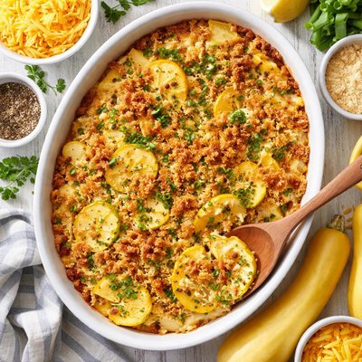 Image of French Market Yellow Squash Casserole