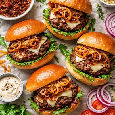 Image of French Onion Burgers