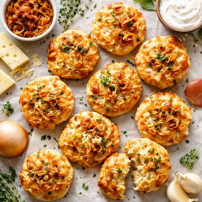 Image of French Onion Drop Biscuits