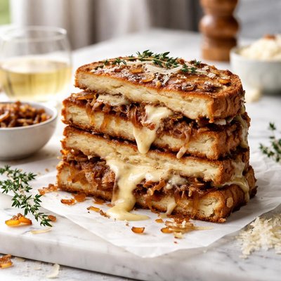 Image of French Onion Soup Grilled Cheese