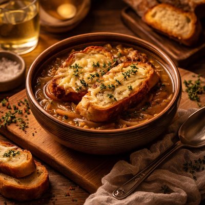 Image of French Onion Soup Vegan