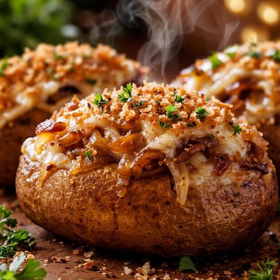 Image of French Onion Stuffed Potatoes