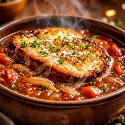 Image of French Onion Tomato Soup