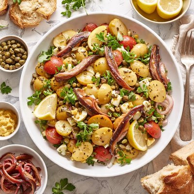 Image of French Potato Salad with Anchovies
