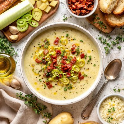 Image of French Potato Soup with Leek