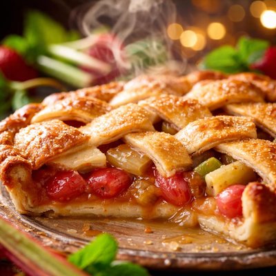 Image of French Rhubarb Pie