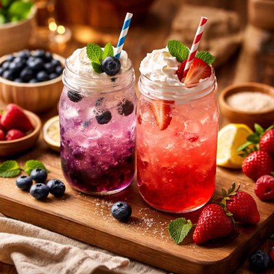 Image of French Sodas Blueberry Strawberry or Raspberry