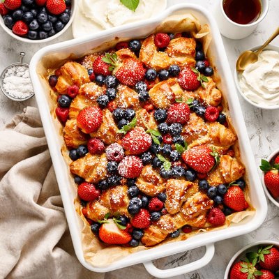 Image of French Toast Croissant Casserole