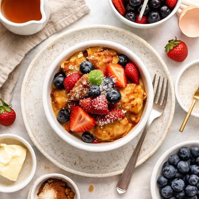 Image of French Toast Custard Casserole for 1