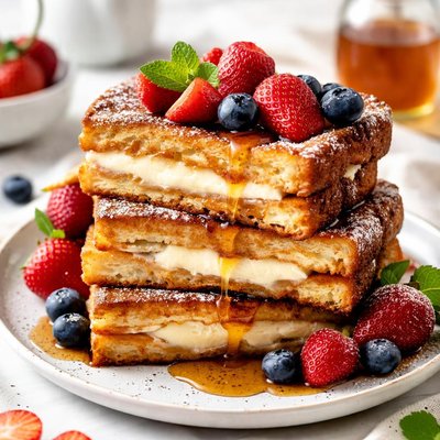 Image of French Toast Stuffed with Cream Cheese
