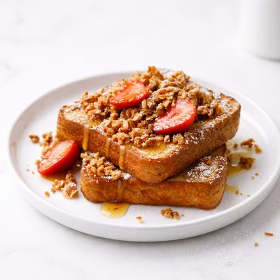 Image of French Toast with a Crunchy Topping