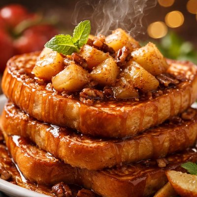 Image of French Toast with Apple Sizzle Foodfit Website