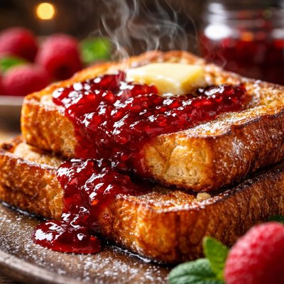 Image of French Toast with Jam