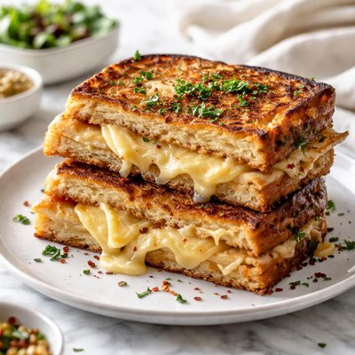Image of French Toasted Cheese Sandwiches