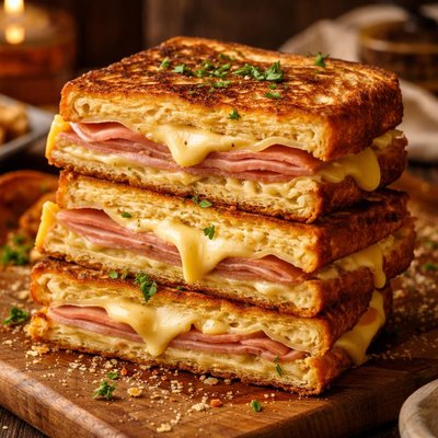 Image of French Toasted Ham N Cheese