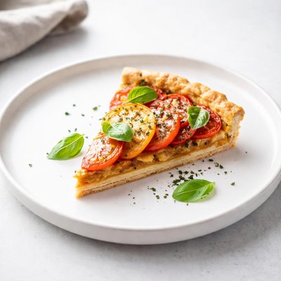 Image of French Tomato Mustard Pie