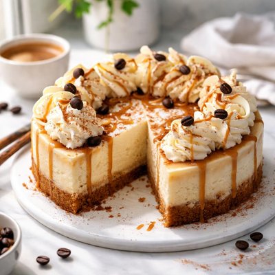 Image of French Vanilla Cappuccino Cheesecake
