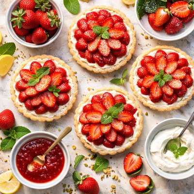 Image of Fresh and Fabulous Strawberry Tarts