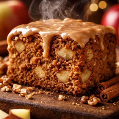 Image of Fresh Apple Cake Optional with Brown Sugar Icing
