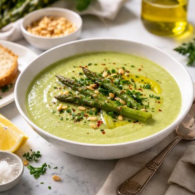 Image of Fresh Asparagus Soup