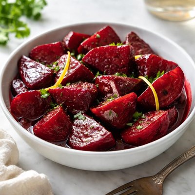 Image of Fresh Baked Harvard Beets