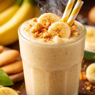 Image of Fresh Banana Pudding Smoothie