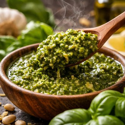 Image of Fresh Basil Pesto Freezer Directions