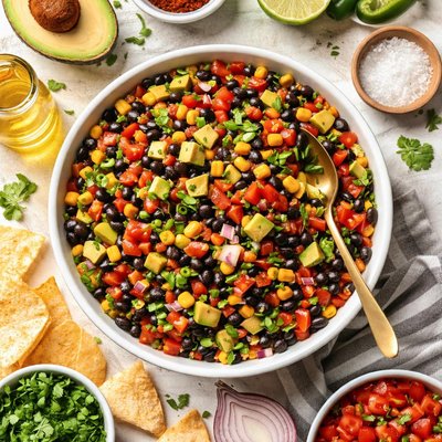 Image of Fresh Black Bean and Corn Salsa