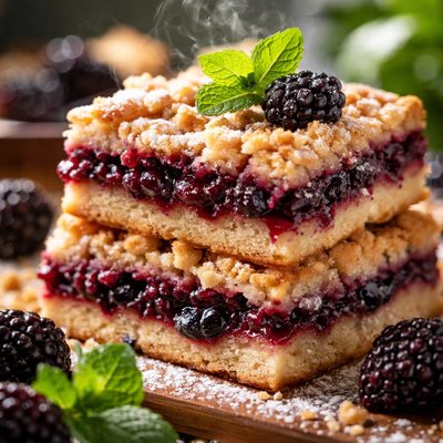 Image of Fresh Blackberry Bars