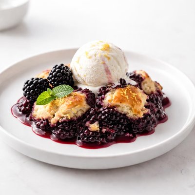 Image of Fresh Blackberry Cobbler