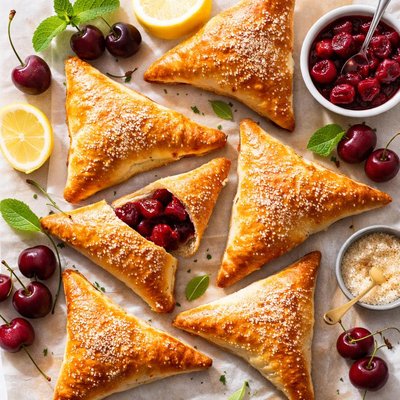 Image of Fresh Cherry Turnovers
