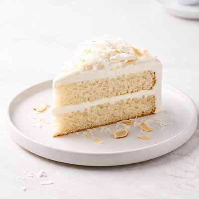 Image of Fresh Coconut Cake with Icing