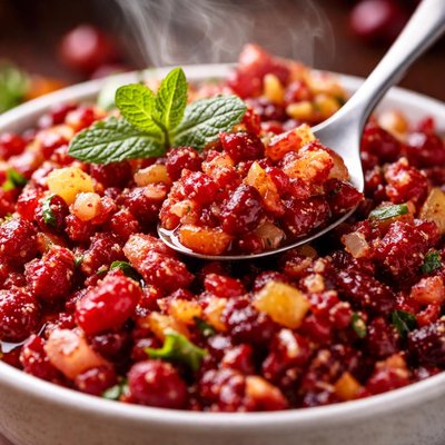 Image of Fresh Cranberry Relish Substitute for Cranberry Sauce