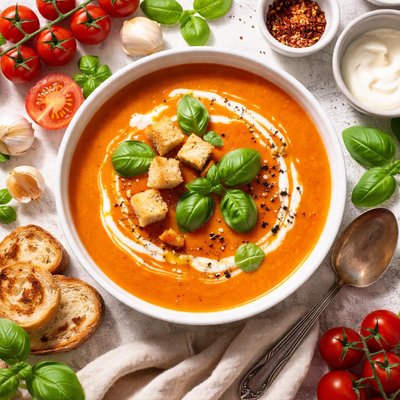 Image of Fresh Cream of Tomato Soup