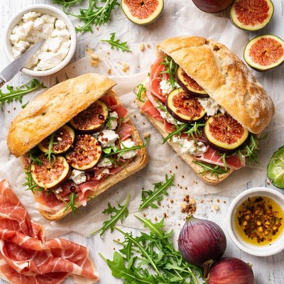 Image of Fresh Fig and Prosciutto Sandwich