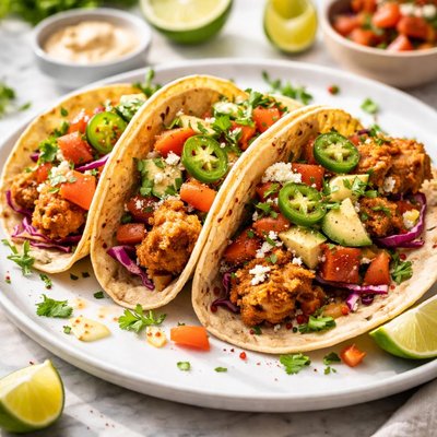 Image of Fresh Fried Spicy Soft Tacos