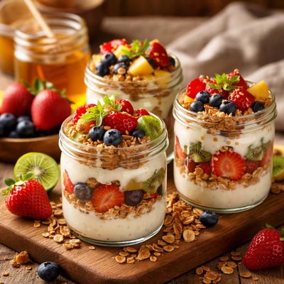 Image of Fresh Fruit Breakfast Parfaits
