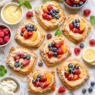 Image of Fresh Fruit Cheese Danish