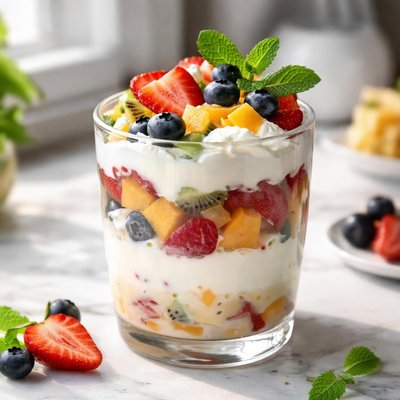 Image of Fresh Fruit Pudding Milk Mixer