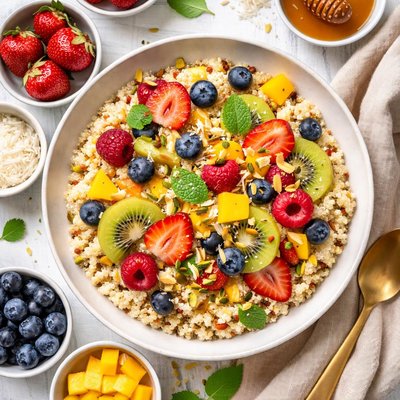 Image of Fresh Fruit Quinoa Risotto