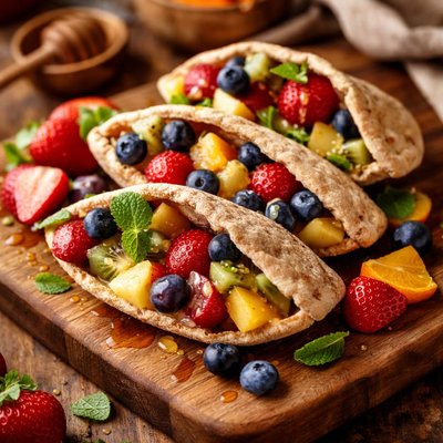 Image of Fresh Fruit Salad Pita