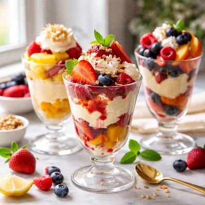 Image of Fresh Fruit Sundaes